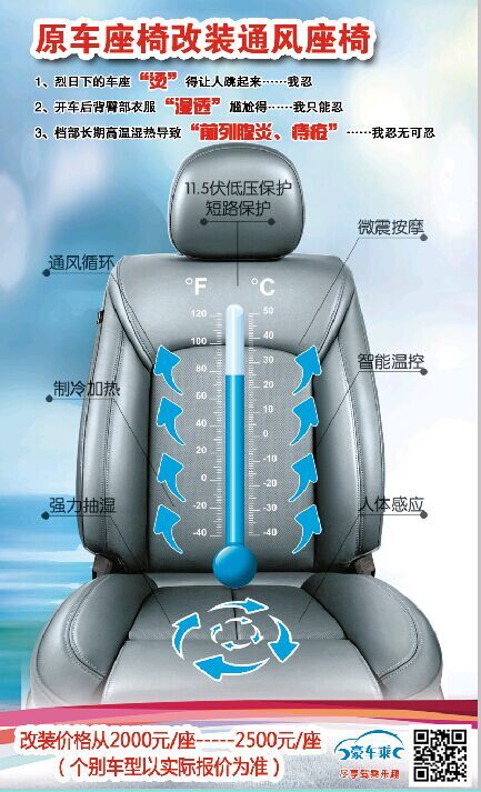 寶馬525原車座椅改裝通風空調(diào)座椅 寶馬能加裝通風座椅嗎