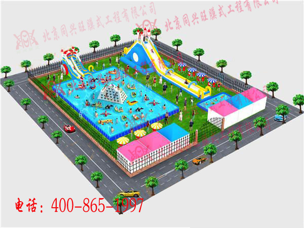 设计制作各种支架水池 泳池水上游艺设施