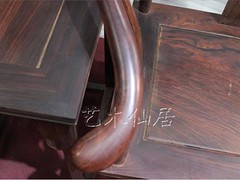 北臧村紅木古典家具——莆田哪里有供應特色老撾大紅酸枝圈椅三件套