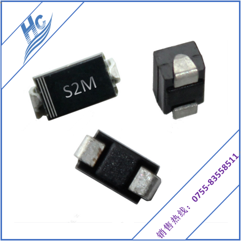 S2M SMA貼片式整流二極管 HC/浩暢原廠現(xiàn)貨熱銷