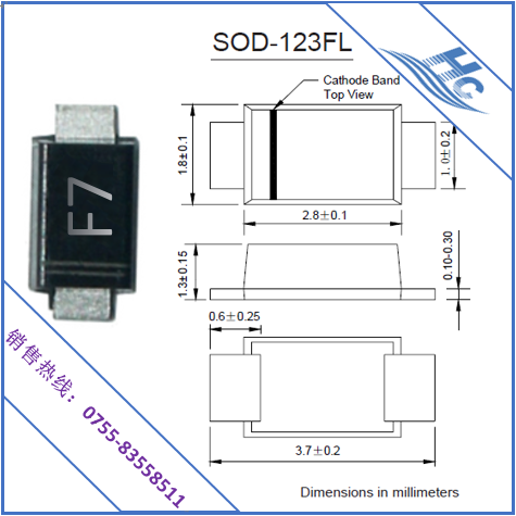 原裝zpRS1M SMA 快恢復(fù)二極管