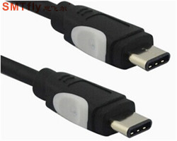 USB 3.1type c对USB2.0 A公数据线 双色模 