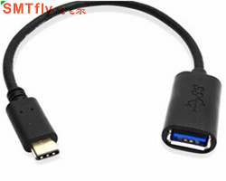 USB 3.1type c對USB3.0 A母OTG數據線 白色 