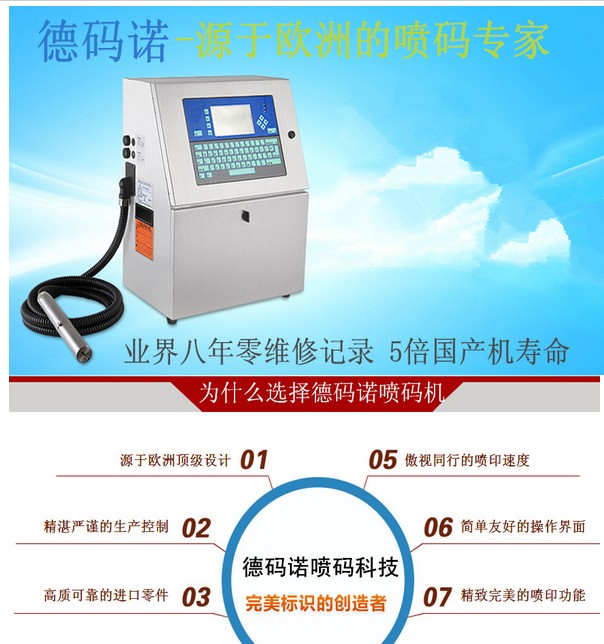 商丘小字符噴碼機廠家