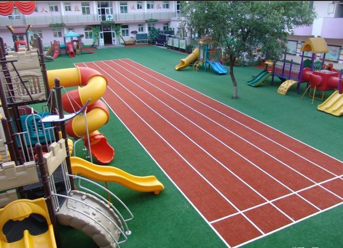 靖江幼兒園塑膠地面施工