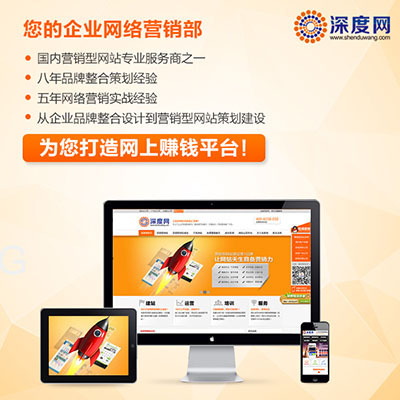 定制營銷型網站與模板化網站區別|營銷型網站建設哪家好-深度網原始圖片2