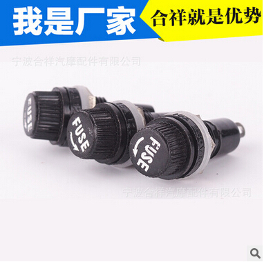 美國B2C商品汽車中號保險絲座房車改裝保險絲座帶LED指示燈4路保險絲座