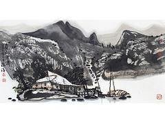 南寧超值的黃格勝山水畫出售|北海書畫投資