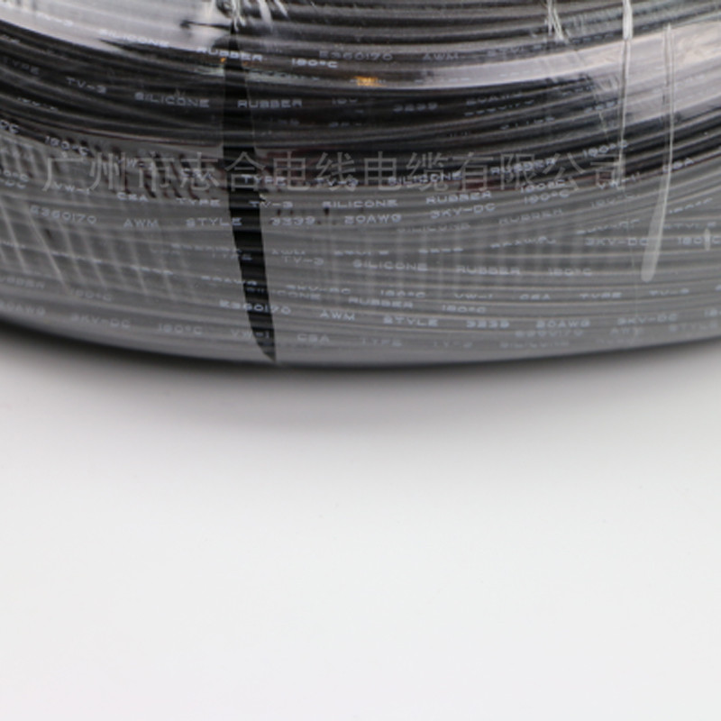 電線廠家UL認證3239硅膠線美標線 20AWG 305米/卷電子線材加工原始圖片3