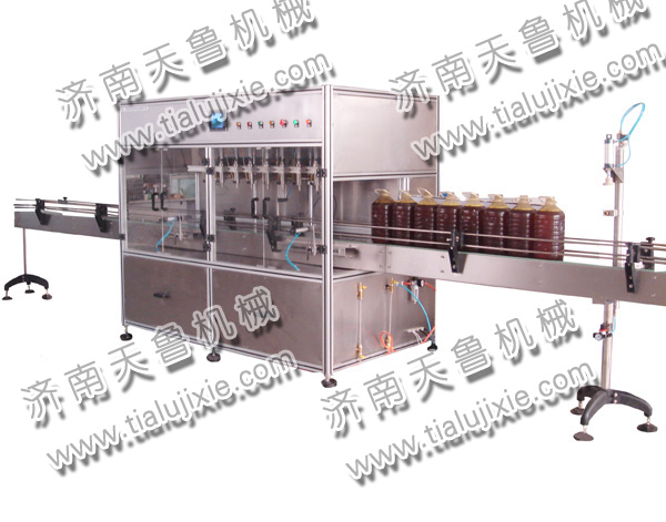 鎮江雙頭半自動包裝機G安慶機油灌裝機&花生油灌裝機-濟南圳魯