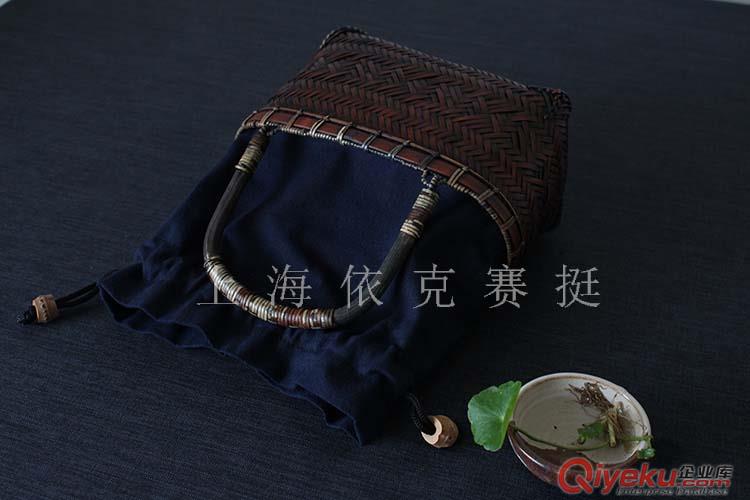仿古中式編織竹包原始圖片2