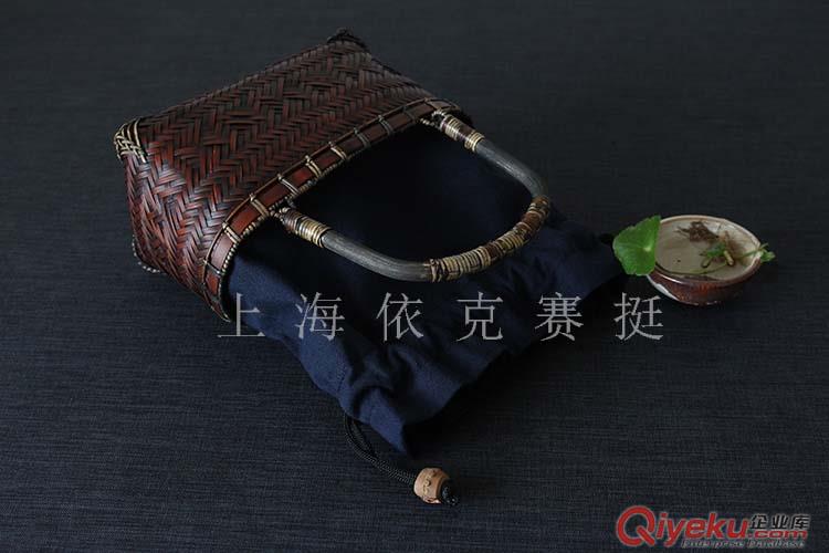 仿古中式編織竹包原始圖片3