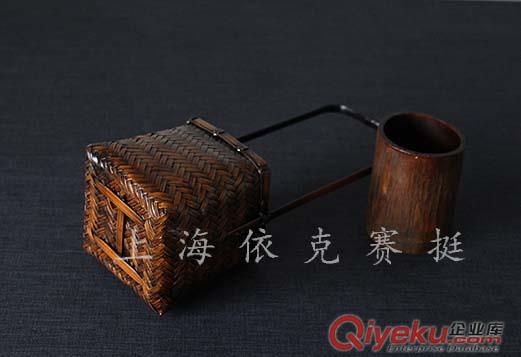 日本gd藝術竹編花器原始圖片2