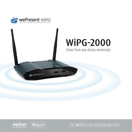 奇機(jī)WiPG-2000無線投影網(wǎng)關(guān)伺服器無線高清影音傳輸器互動式多點觸控樂清