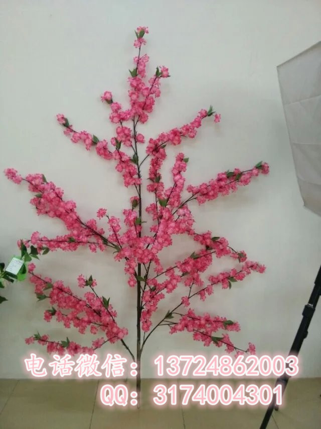 仿真樱花树 半边樱花树 人造大树订做 仿真包柱樱花树生产厂家