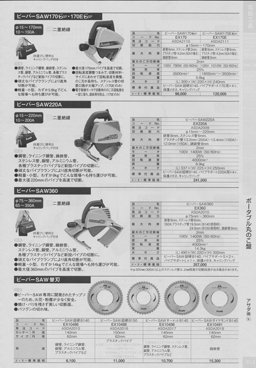 アサダ（株）Asada電動切削工具