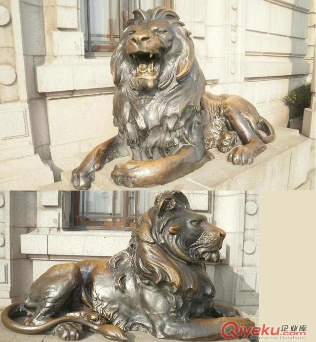 大連石獅子廠家，大連石雕獅子價(jià)格，大連石材獅子，大連漢白玉獅子廠家原始圖片2
