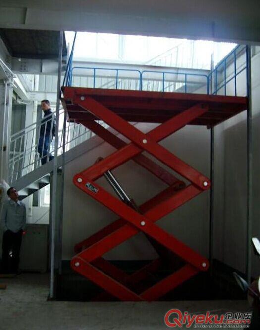 廠家定做臨沂大噸位固定剪叉升降機/臨沂固定剪叉升降貨梯