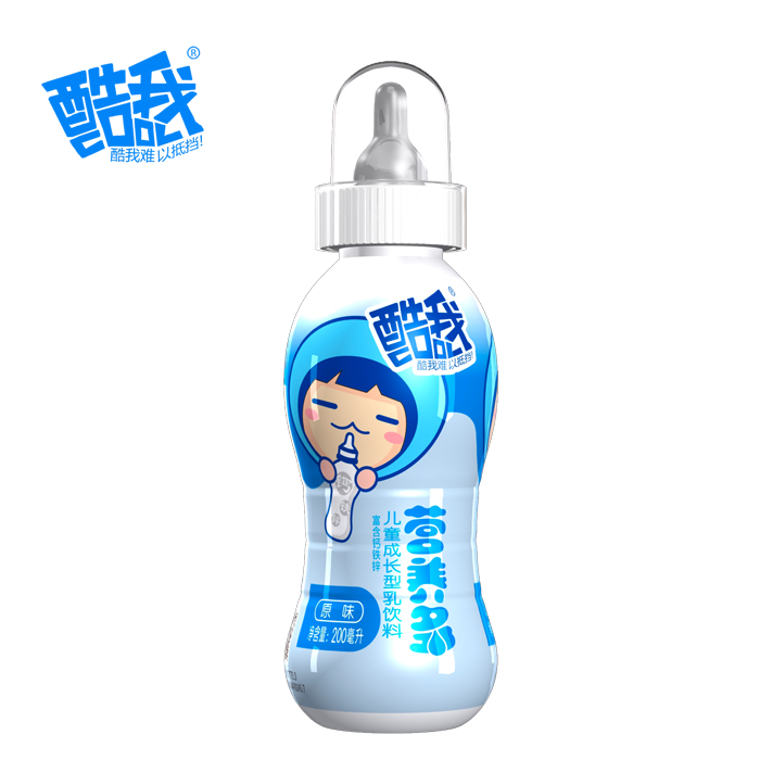 誠(chéng)招飲料代理 酷我營(yíng)養(yǎng)多奶嘴型兒童成長(zhǎng)乳飲 200ml 原味