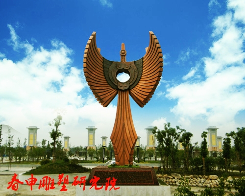 安徽大型雕塑設計制作地標建筑主題雕塑定制廣場雕塑不銹鋼雕塑
