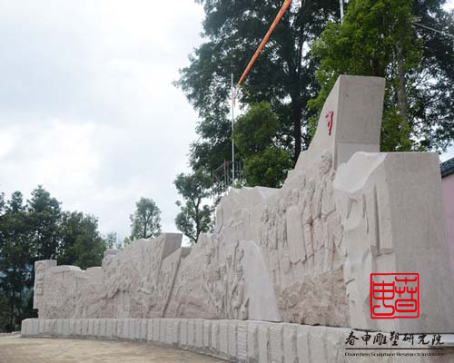 安徽春申雕塑設(shè)計(jì)制作大型浮雕銅浮雕校園文化浮雕墻玻璃鋼浮雕石材浮雕