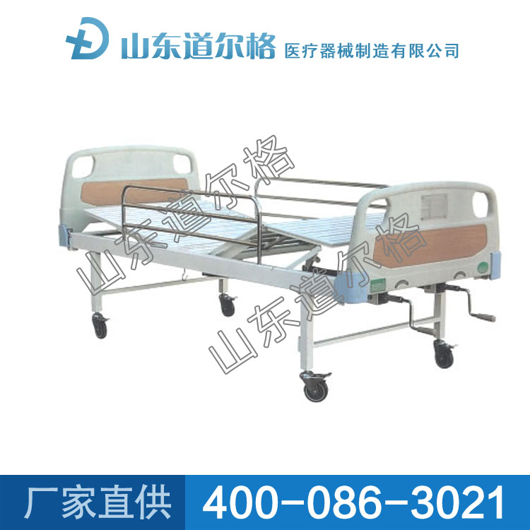帶輪手動雙搖病床 帶輪手動雙搖病床價格原始圖片2