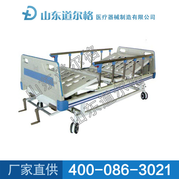 帶輪手動雙搖病床 帶輪手動雙搖病床價格原始圖片3