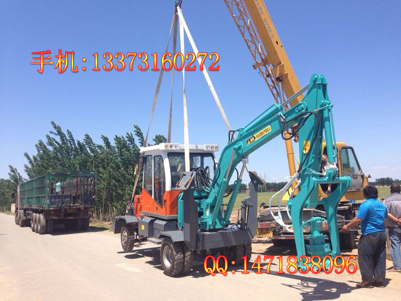 液壓鉆孔機(jī) 報(bào)價(jià) 【霸州廠家】 鏟車改裝 裝載機(jī)挖坑機(jī)原始圖片3