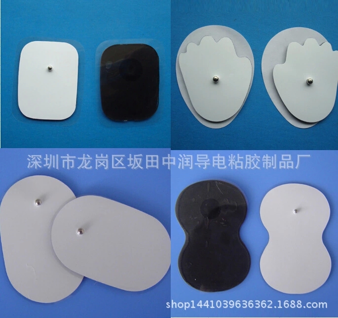 批發供應硅膠背療電極片，豐胸乳房貼，吞咽障礙治療儀連接線