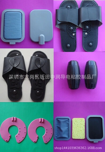 加工生產(chǎn)銀纖維導(dǎo)電am電極理療手套，導(dǎo)電發(fā)熱鞋，電極片，電極線原始圖片2