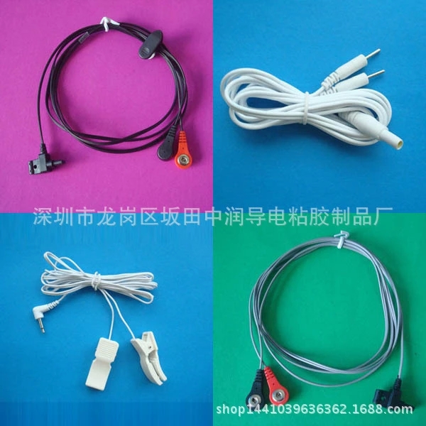 加工定做各種理療電極線，zl儀導線，吞咽障礙zl儀連接線，am電極手套
