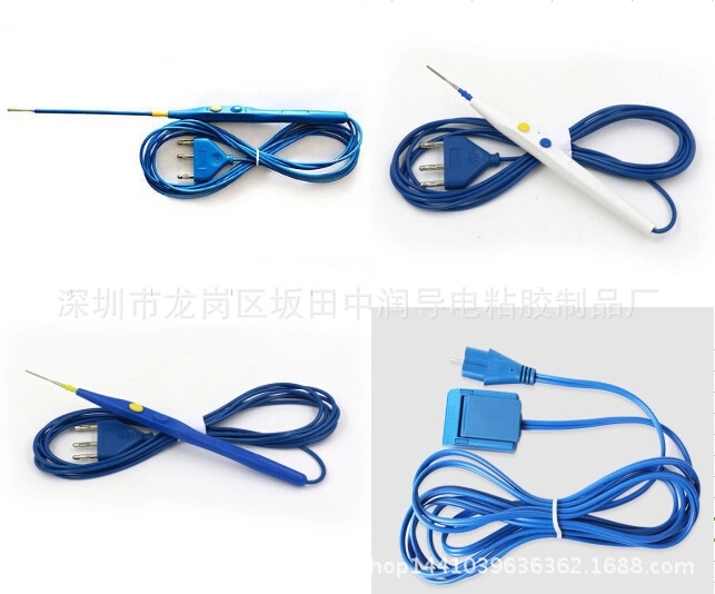 廠家生產(chǎn)供應(yīng)一次性電刀筆，電極片連接線，硅膠am眼罩，吞咽電極線