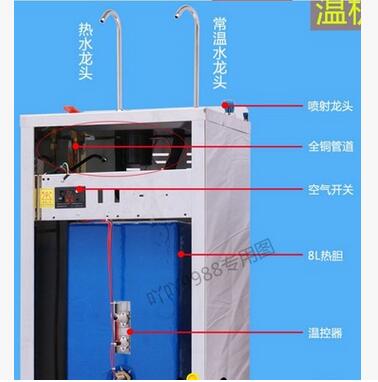 商用立式過濾器雙龍頭溫?zé)岵讳P鋼飲水機(jī) 雙龍頭溫?zé)岵讳P鋼飲水機(jī)