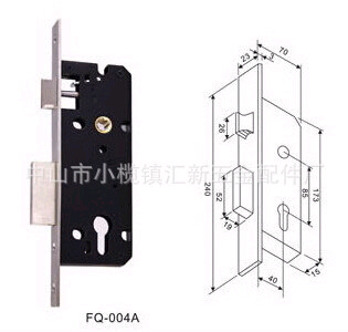 插芯锁体 85*40锁体