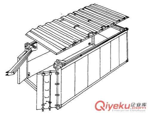廠家供應(yīng)優(yōu)質(zhì)40英尺撒貨開頂集裝箱 規(guī)格全 