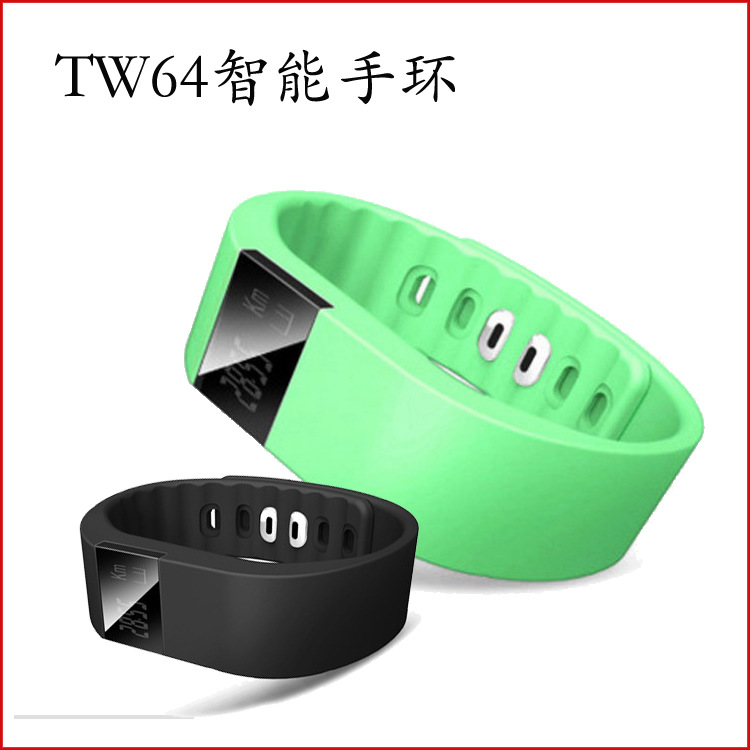 TW64情侶禮品手環(huán)外貿(mào)廠家 適用ios安卓手機(jī)運(yùn)動遙控自拍智能手環(huán)