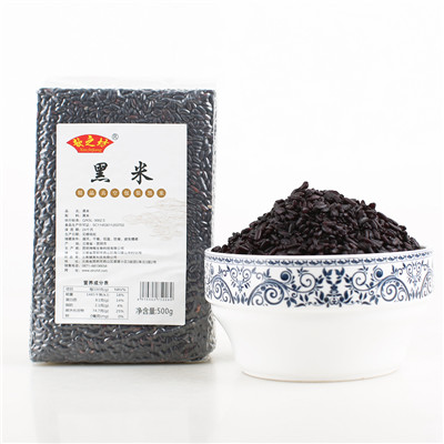 歆之坊 杂粮黑米 农家特产粗粮 500g