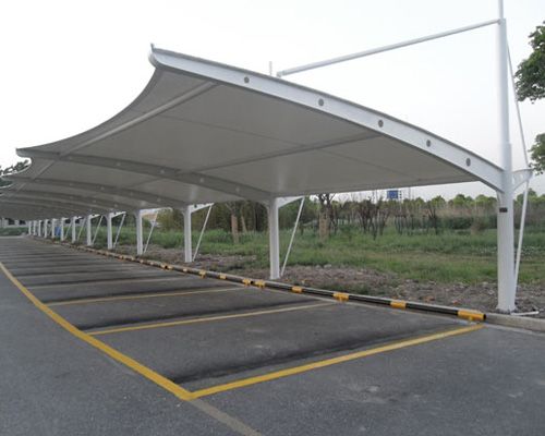 專業的膜結構汽車棚建造_設計交通設施膜結構