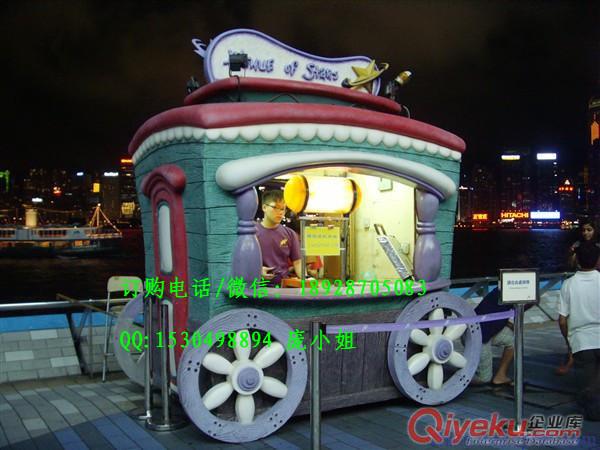 供應戶外售貨車，實木售貨車，可愛手推車，流動外賣車，仿古售貨車