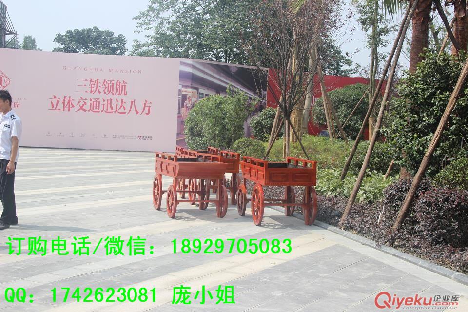 供應(yīng)武漢實木花車，南京廣場花箱，景區(qū)花車，移動花車