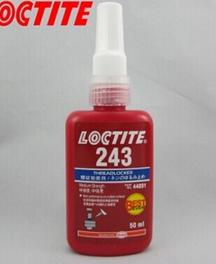 乐泰胶水,zp原料 特惠销售【佛山Lloctite】乐泰243胶水