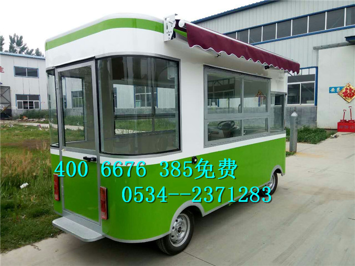 糖葫蘆仿古小吃車定制/電動小吃車/電動移動快餐車/億康供