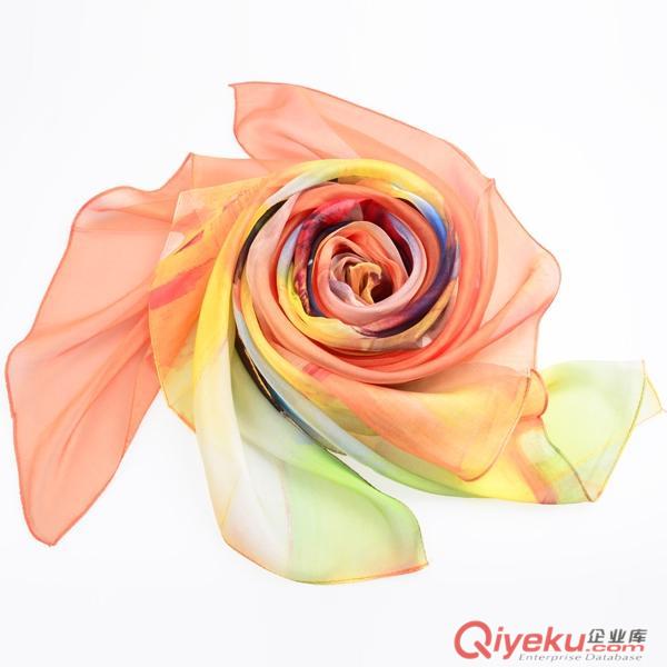 龍翔紡織供應(yīng)女士防曬絲巾真絲圍巾 圍巾批發(fā)