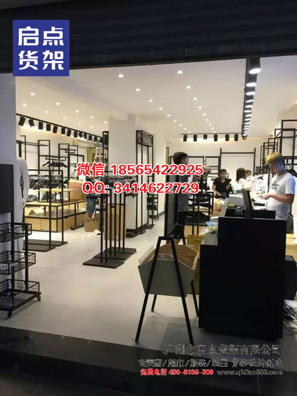 km男装货架,km服装货架,卡门男装货架整店输出