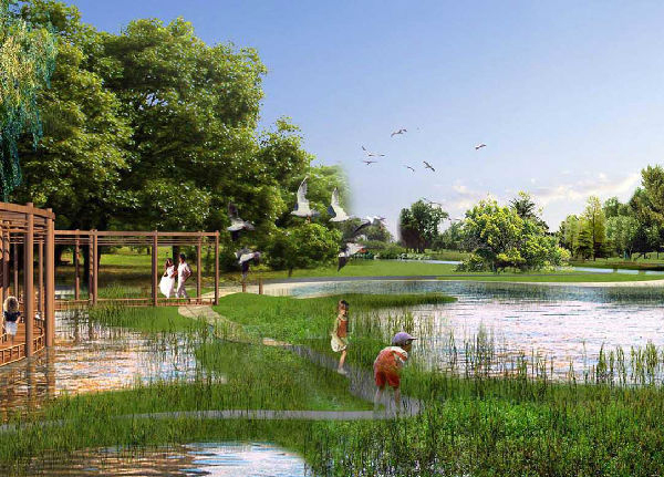 美麗田園園林提供主題公(花)園園林景觀綠化工程服務(wù)