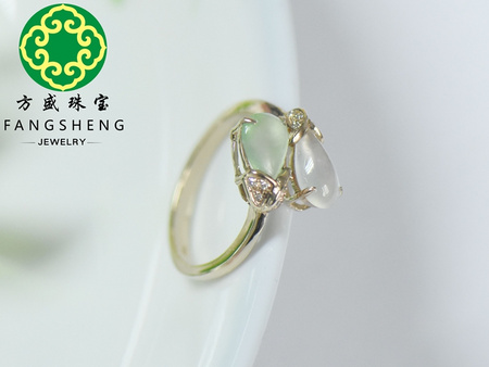 要買(mǎi)優(yōu)質(zhì)的18k金鑲嵌翡翠wm紫羅蘭福瓜吊墜優(yōu)選方盛珠寶：四會(huì)玉器吊墜代理加盟