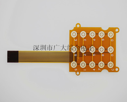 fpc按鍵板，fpc薄膜開關， fpc電路板生產商原始圖片2