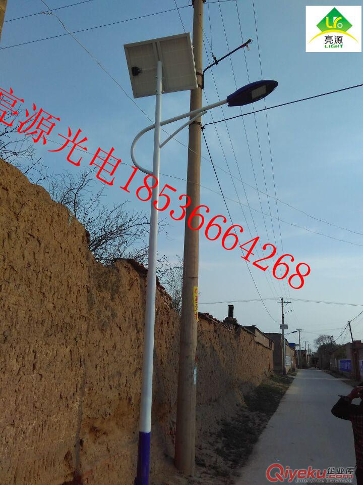 山西/太原太陽能LED路燈/太陽能電池板/鋰電池/燈桿原始圖片3