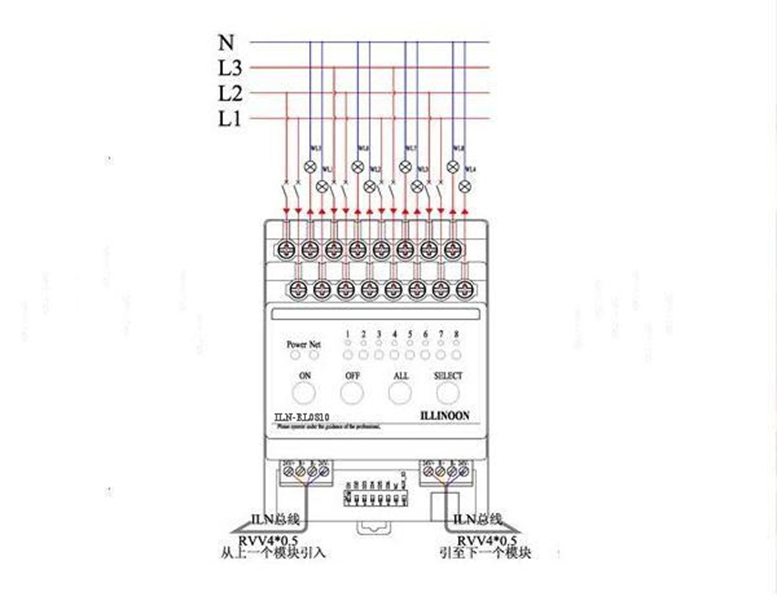 8路10A智能燈光模塊廠家