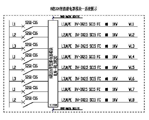 8路16A智能照明控制模塊生產廠家